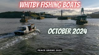 Fishing Boats of Whitby October 2024 [upl. by Bouzoun]