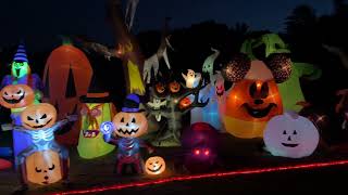 Halloween Inflatables drive by 103 [upl. by Doria801]