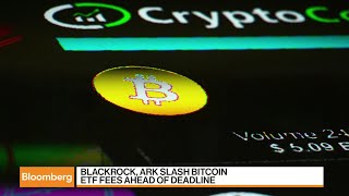 BlackRock ARK Cut Fees on Bitcoin ETF Approval Hopes [upl. by Amabel]