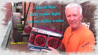 How to Install and upgrade to LED lights on a trailer [upl. by Jezabelle]