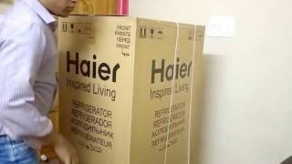 Haier Refrigerator Unboxing [upl. by Wojak]