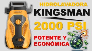 Hidrolavadora Potente y Económica Kingsman  Hidrolavadora Kingsman 2000 PSI [upl. by Ardiek806]