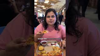 Dominos lunch feast  Only ₹100  fullfiling amp satisfying meal  foodiemoodieyasmin [upl. by Chaney]