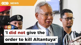 I did not give instructions to kill Altantuya Najib tells court [upl. by Laekim]