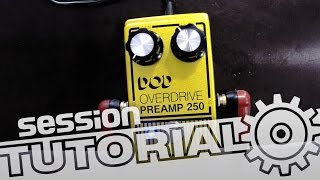 Die optimale Verzerrung – Preamp Booster Overdrive amp Distortion  session Tutorial [upl. by Adnof715]