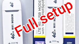 4G LTE wifi modem Full setupfor buy 01937731337 [upl. by Broddy]