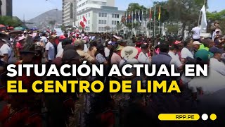 Situación actual de las manifestaciones en los exteriores del Congreso ENCENDIDOSRPP  DESPACHO [upl. by Eydnarb]