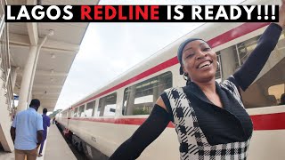 The Lagos Redline Train is Ready \ I took a Test Ride [upl. by Nissa]