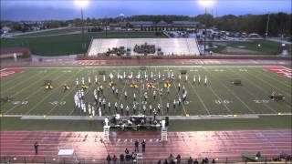 Otsego high school marching band 2013 East Kentwood band invitational [upl. by Ytteb520]