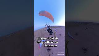 SDM sir flying on paramotor newsong song punjabi punjabisong music viralvideo paraglider yt [upl. by Sorazal909]