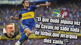 Anello rendido ante Cavani Boca vs San Lorenzo 21 [upl. by Eseenaj]