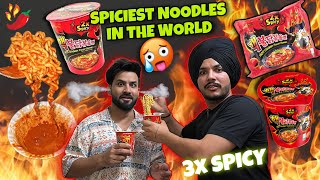 Eating Spiciest Noodles in The world 🥵 Korean Spicy Noodles  Ramen’s Challenge [upl. by Iur]