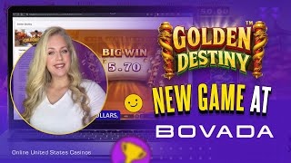 NEW Slot Game Golden Destiny at Bovada  Can You Win Big [upl. by Flosser770]