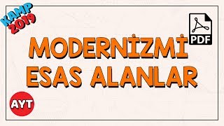 Modernizmi Esas Alanlar  AYT Edebiyat [upl. by Bully]