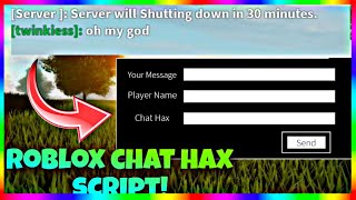 Roblox FE Chat Hacks Script  Best Troll Gui 😂 Works in all Games [upl. by Rooney]