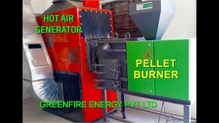 BOPP SELF ADHESIVE  HOT AIR GENERATOR  PELLET BURNER RE Greenfire™ [upl. by Acemahs]