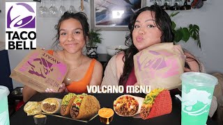 Taco Bell New Volcano Items Mukbang [upl. by Nodyroc880]