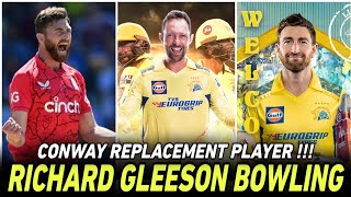 Richard Gleeson Bowling 🤯 New CSK Player 🔥 Devon Conway Replacement [upl. by Staal379]