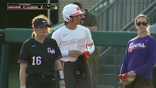 14 Clemson Vs Gardner Webb  Full Game  College Softball 03132024 [upl. by Mehta]