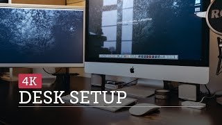 iMac Desk Setup Tour for Designer  Photographer – 4K [upl. by Ioab]