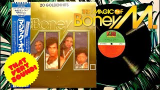 Boney M – The Magic Of ボニーM  20 Golden Hits LP Album Japan Edition 1980 Atlantic VINYL Unboxing [upl. by Landel]