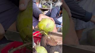 Coconut Cutting Skill Fruits Cutting Skill [upl. by Attikram]