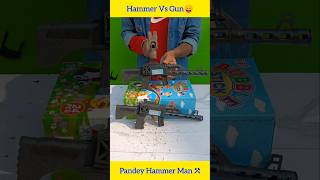 Hammer Vs Gun  Unboxing New Gun Demege Hammer 😱 shortvideo gununboxing pandeyhammerman [upl. by Airdnahs]