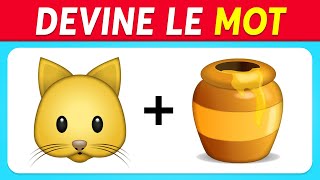 Devine le MOT en ÉMOJIS  Quiz Émoji [upl. by Les]