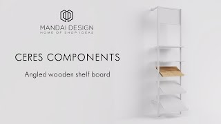 Ceres Components Angled Wooden Shelf [upl. by Bay]