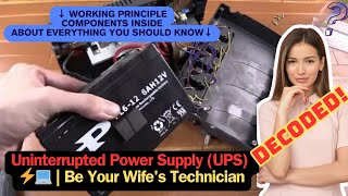 How UPS Power Supply Works Uninterruptible Power Supply 😲 UPS Principle and Working UPS Components [upl. by Isabelita252]