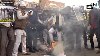 Pulwama attack triggers national outrage protests at many places [upl. by Meras780]