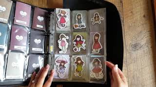 Santoro Gorjuss Girls Mini Stamps Complete Collection ALL 60 no1  no60 amp Project Share [upl. by Anoy]