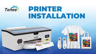 A3 L1800 DTF PRINTER VIDEO TUTORIALS  PRINTER INSTALLATION [upl. by Corsetti]