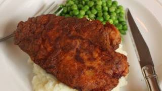 HoneyBrined Southern Fried Chicken Breasts  Lower Fat Fried Chicken Breast Recipe [upl. by Nielsen]