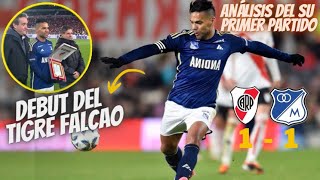 Así fue el primer partido de RADAMEL FALCAO con el MILLONARIOS FC vs RIVER PLATE [upl. by Ytsanyd770]