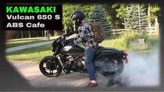 burnout kawasaki vulcan s cafe [upl. by Araed]