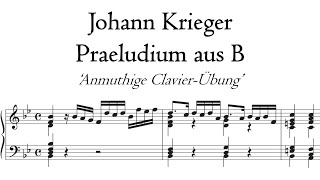 Krieger  Praeludium in Bdur  Köck Organ Obervellach Hauptwerk [upl. by Forest]