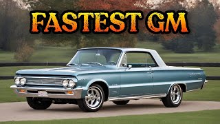 10 Fastest Classic GM Muscle Cars [upl. by Ultima331]