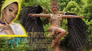 Brazilian Samba Dance  BASIC STEPS Tutorial by Ana Arruda [upl. by Nashner]