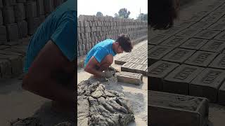 Best local brick factory for manual brick making shorts [upl. by Ogden]