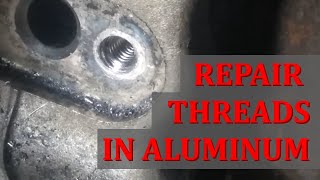 How to Repair Stripped Aluminum Threads [upl. by Nemad]