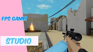 HOW TO MAKE A FPS GAME IN ROBLOX STUDIO [upl. by Severen]