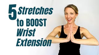 Top 5 Wrist Stretches to BOOST your Wrist Extension [upl. by Louise]