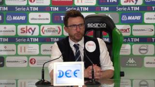 Di Francesco “Il Sassuolo non può ambire alla Champions” [upl. by Ijneb913]