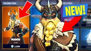 NEW Fortnite SEASON 5 Legendary Magnus Skin and Viking Axe Fortnite Battle Royale [upl. by Atnuahsal544]