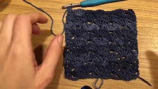 RenskeCreatief Lapjesdeken steken CAL lapje 53 Distelsteek haken crochet tutorial [upl. by Bussey]