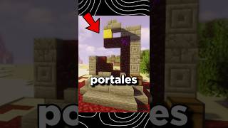 ¿Quién construyó los portales en ruinas 😨 minecraft viral miedo josativi shorts youtube [upl. by Nangem112]