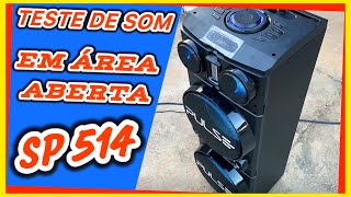 Torre de som PULSE SP 514 1500w testando VARIOS ESTILOS DE MÚSICA 🔊🔊🔊 [upl. by Allina]