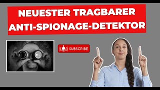 Neuester Tragbarer AntiSpionageDetektor produkttest produkt überwachungskamera [upl. by Asirem]