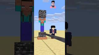 HELP Herobrine With Bigger And Bigger Bedrock friendship shorts trending anime viralshorts [upl. by Artinak271]